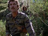 Magnum (Tom Selleck) & Digger (Erin Gray)