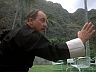 Higgins (John Hillerman) Tai Chi