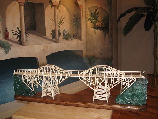 River Kwai Bridge Model & Moroccan Mural(by Tom S.)